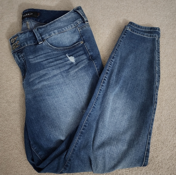 Torrid Premium Skinny Jean Sz 20XT Extra Tall - Picture 7 of 9